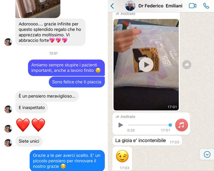 Testimonianze pazienti odontoiatra