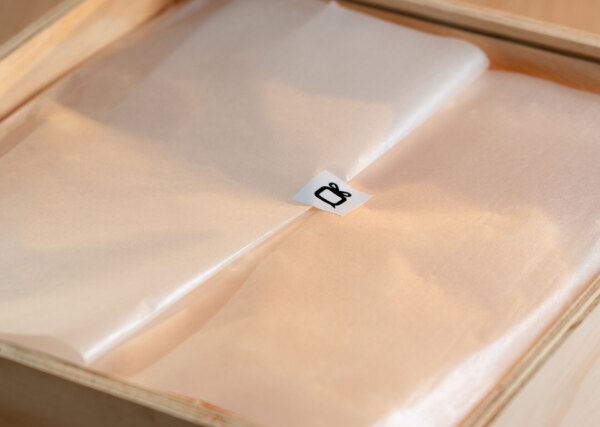 carta velina perla su gift box