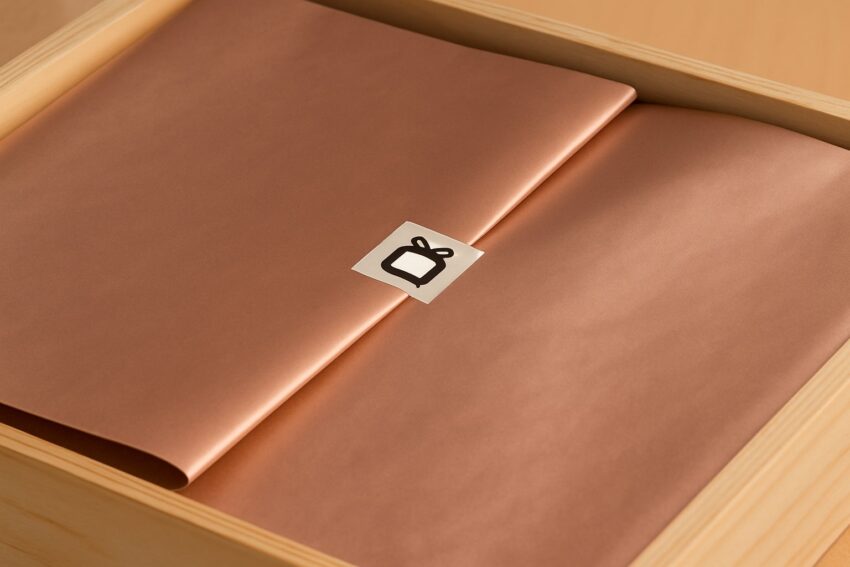 velina rame e box in legno