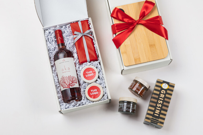 Gift box per l'aperitivo di collaboratori e clienti