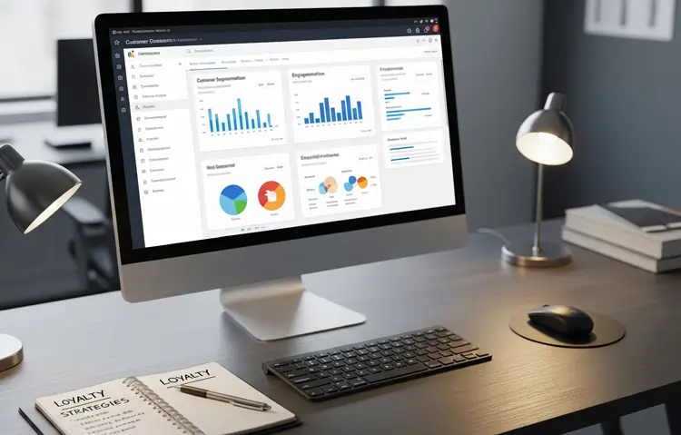 Monitor di un pc con tanti grafici sulla lealtà dei clienti. Come calcolare la fidelizzazione dei clienti? | QuBox