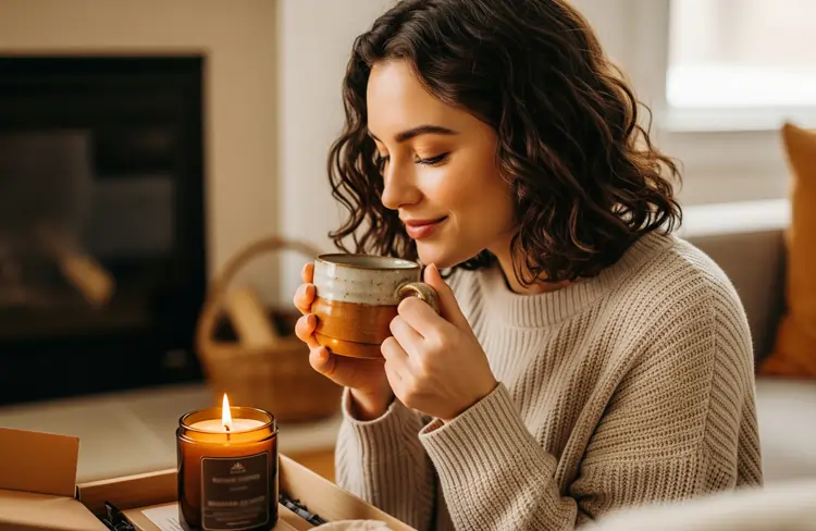 Cliente che vive un'esperienza memorabile grazie a una box esperienziale appena ricevuta | QuBox