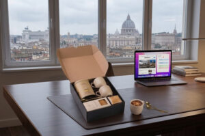 Gift box personalizzata per azienda tech e startup